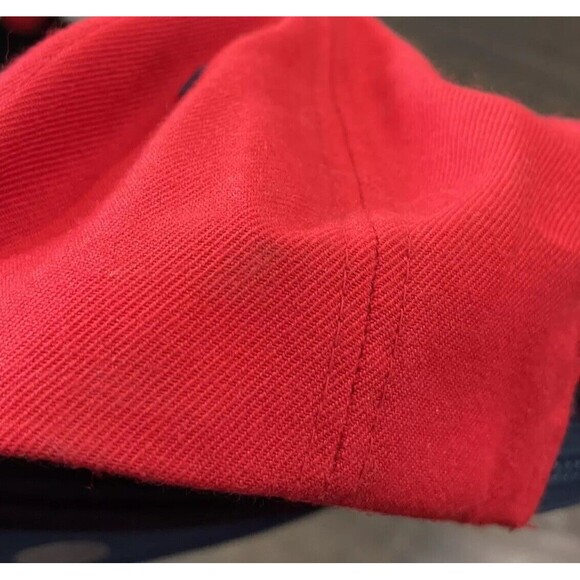 Chicago Bulls Snapback Hat Mitchell Ness NBA Red Blue Embroidered Star Horns Cap - Picture 7 of 7